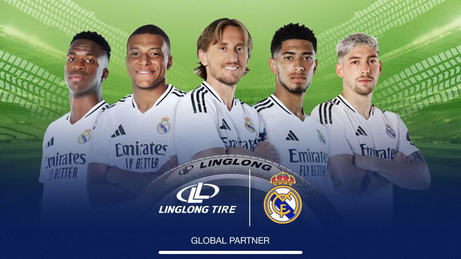 Pneumatika Linglong se oficiálně stává globálním partnerem Real Madrid